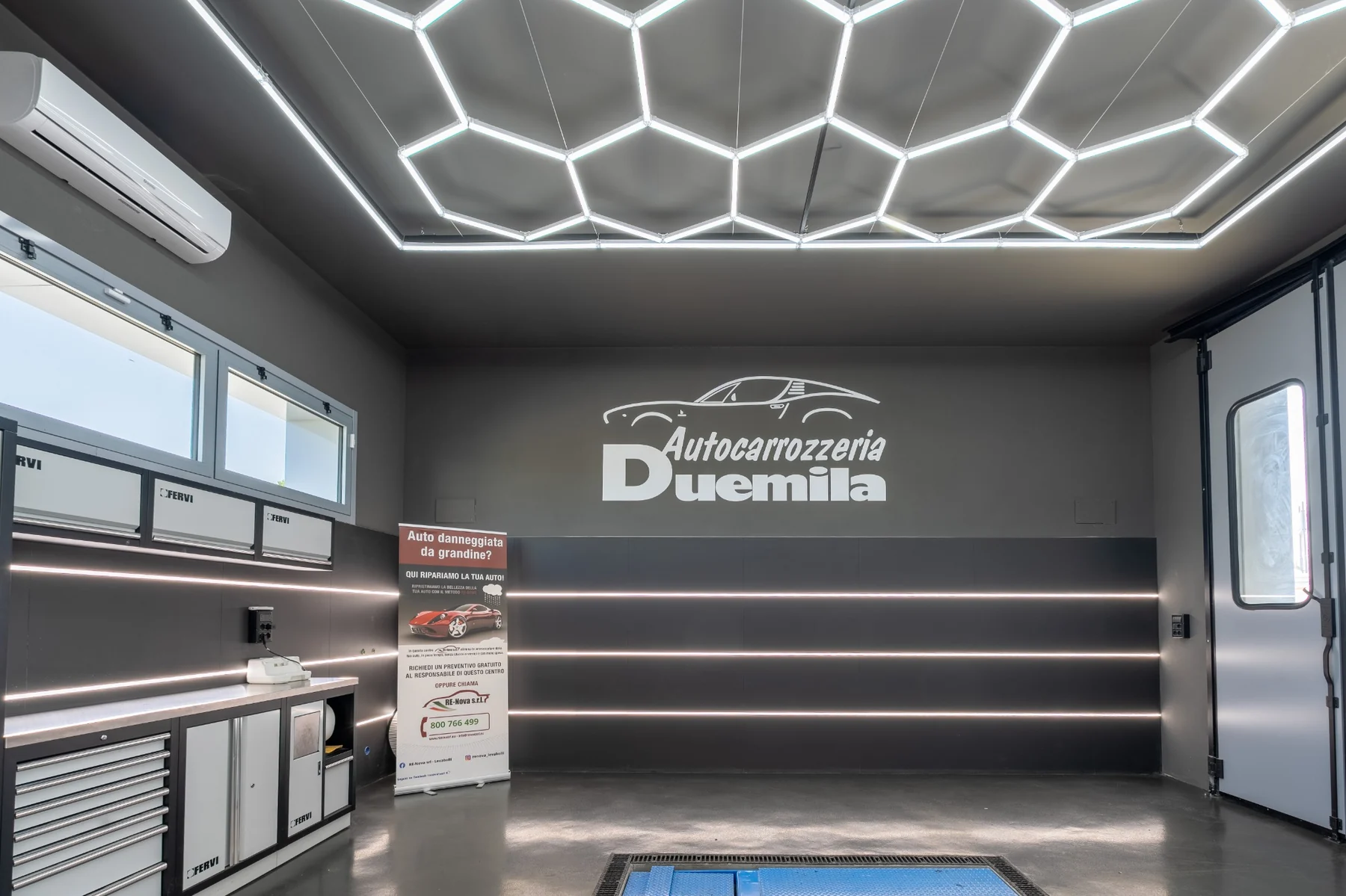 Sala nanotecnologica dedicata di Autocarrozzeria Duemila